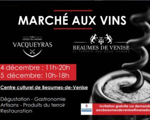Marché Aux Vins  Samedi 4 décembre & Dimanche 5 Décembre 2021